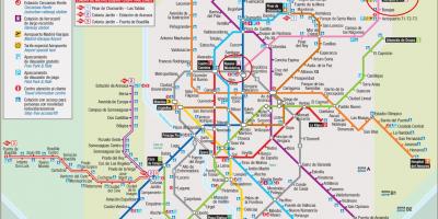 Madrid metro kat jeyografik ayewopò