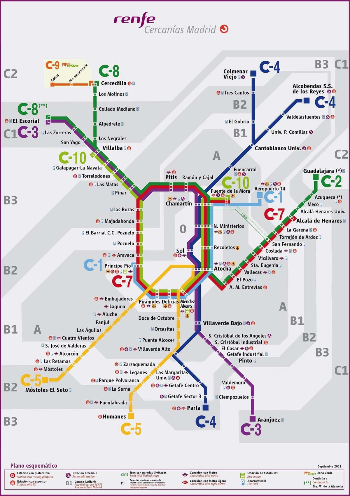 Madrid ray kat jeyografik