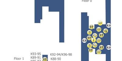 Barajas tèminal 4 kat jeyografik