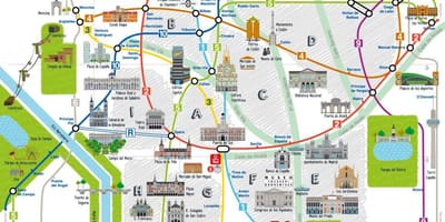 Madrid kote nan enterè kat jeyografik